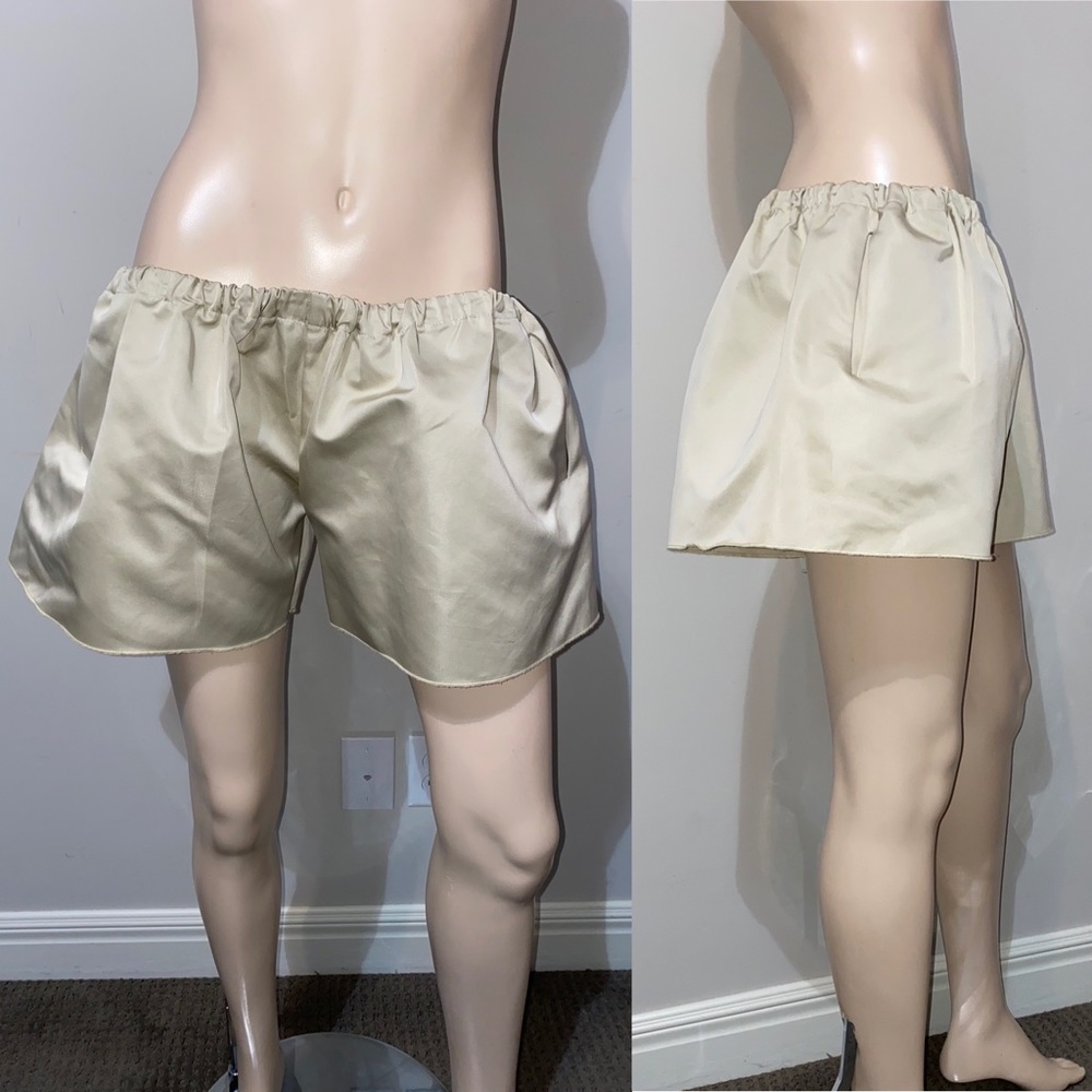 NUBU Satin Mini Shorts S
